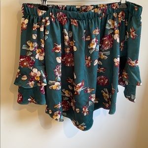 Off the shoulder blouse